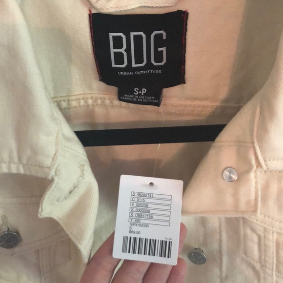 Ivory BDG Urban Outfitters Denim Jacket - Picture 2 of 5